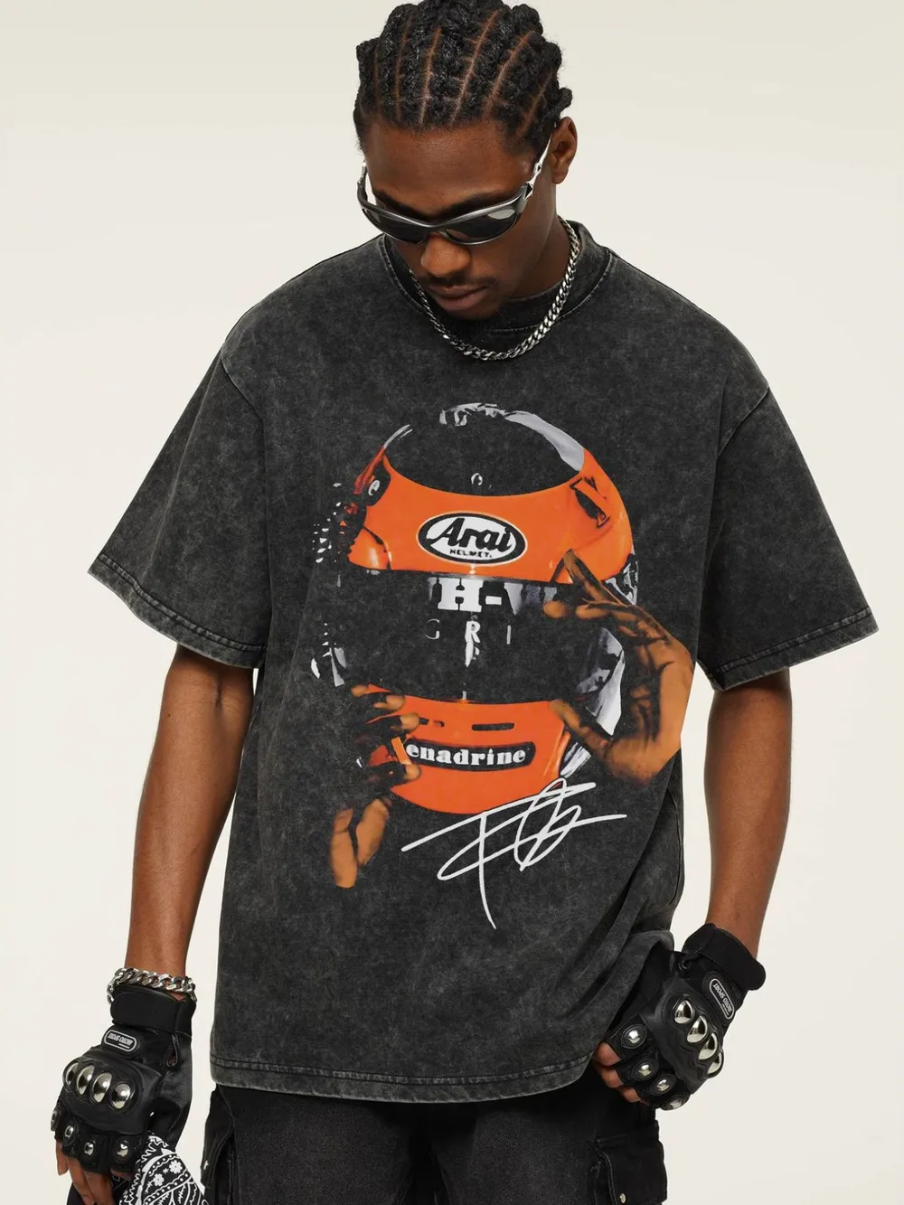 Men's Graphic Round Neck Short Sleeve T-Shirt, image 3