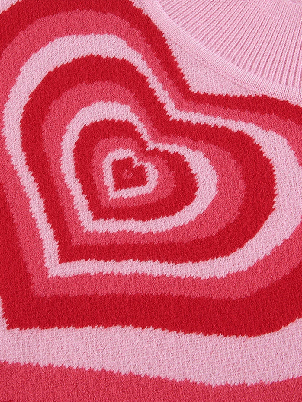 Heart Mock Neck Sweater Vest, image 9