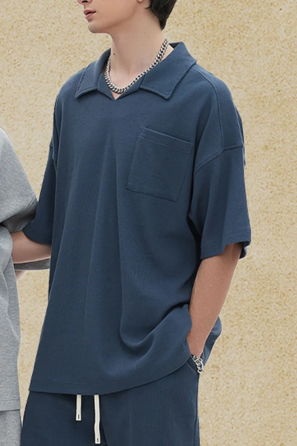 Men's Collared Neck Half Sleeve Polo, image 3