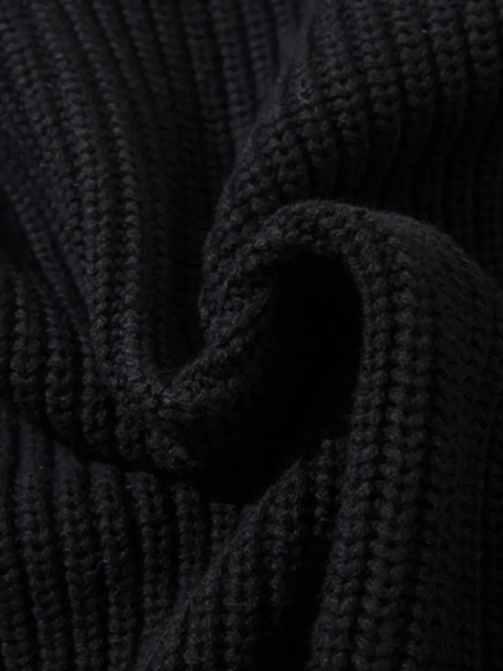 Men's Distressed Hem Ribbed Knit Zip-Up Cardigan, image 7