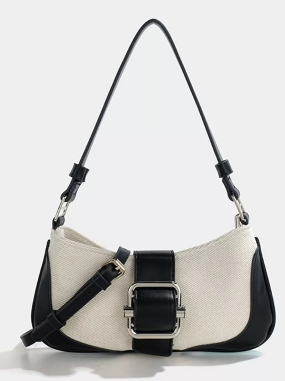 Buckle Accent Shoulder Bag, image 3