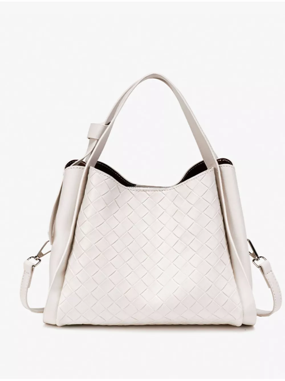 Textured Crossbody Bag with Versatile Top Handle, image 4