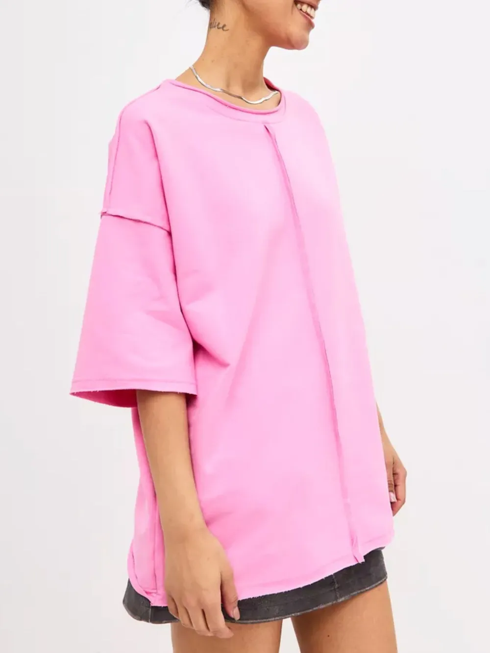 Round Neck Half Sleeve T-Shirt, image 3