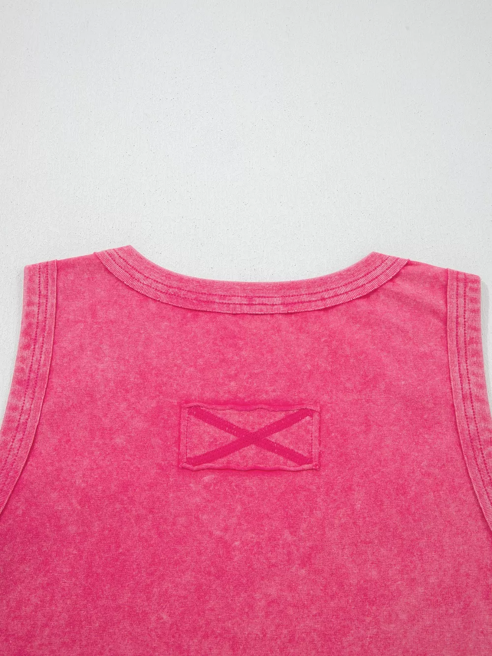 Mineral Wash V Neck Tank Top, image 2