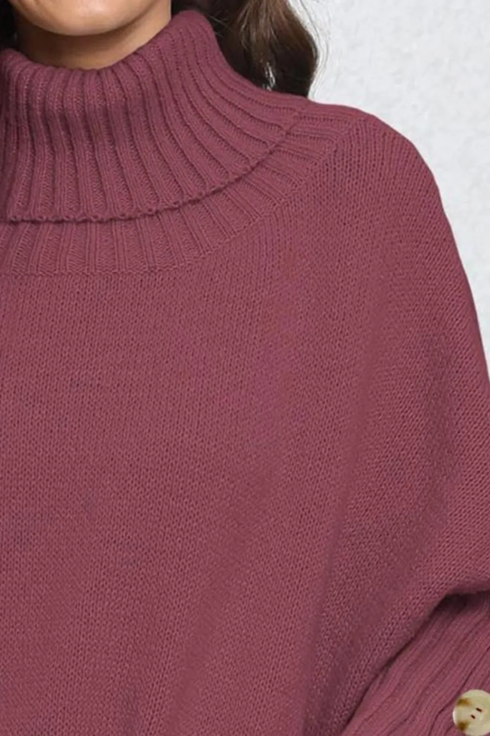 Turtleneck Long Sleeve Sweater, image 15