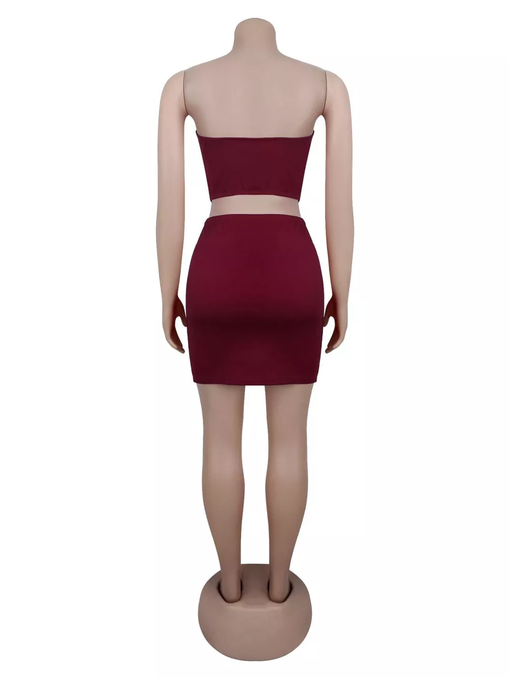 Grommet Crop Top and Mini Skirt Set, image 7