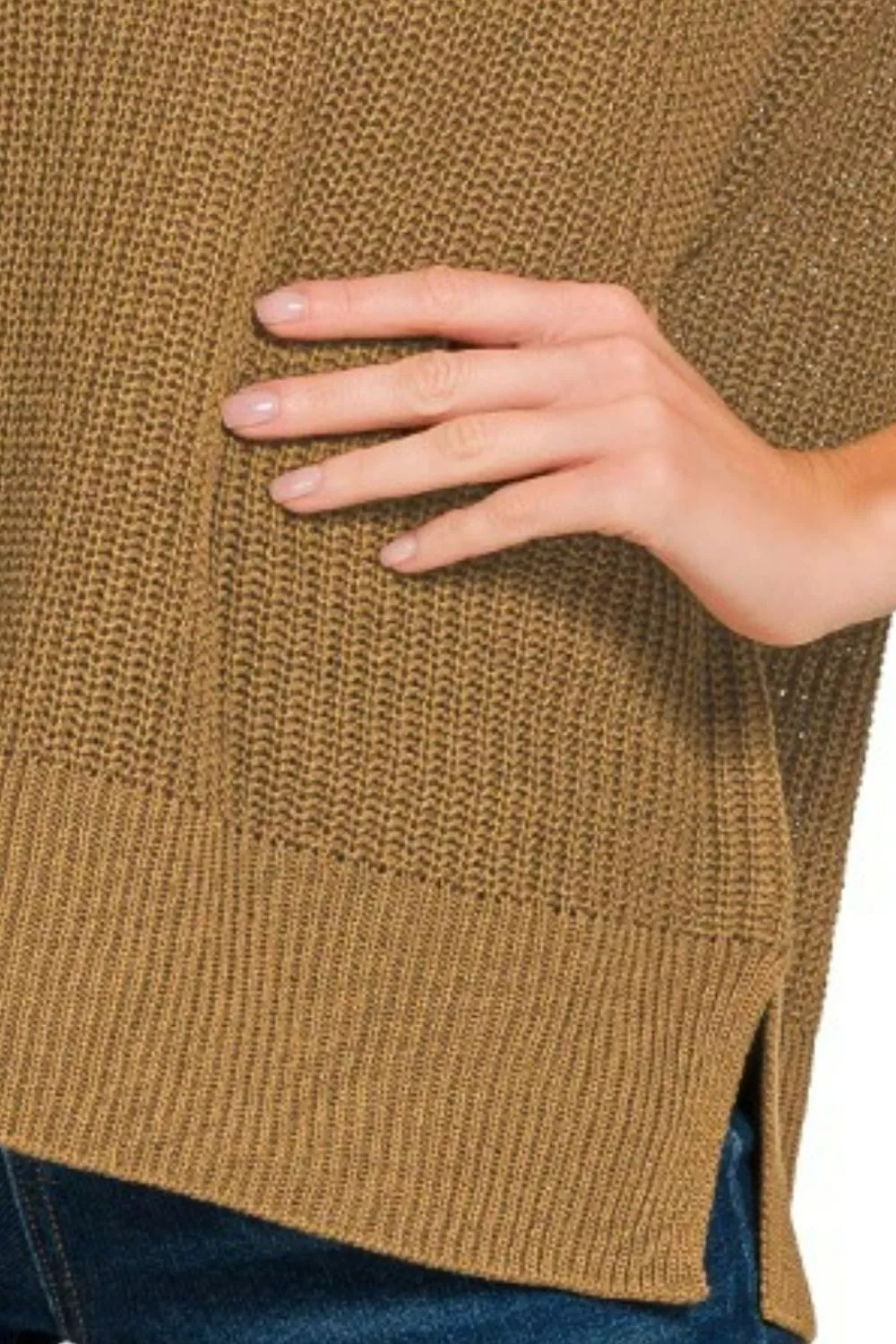 Oversized Crew Neck Sweater, image 3