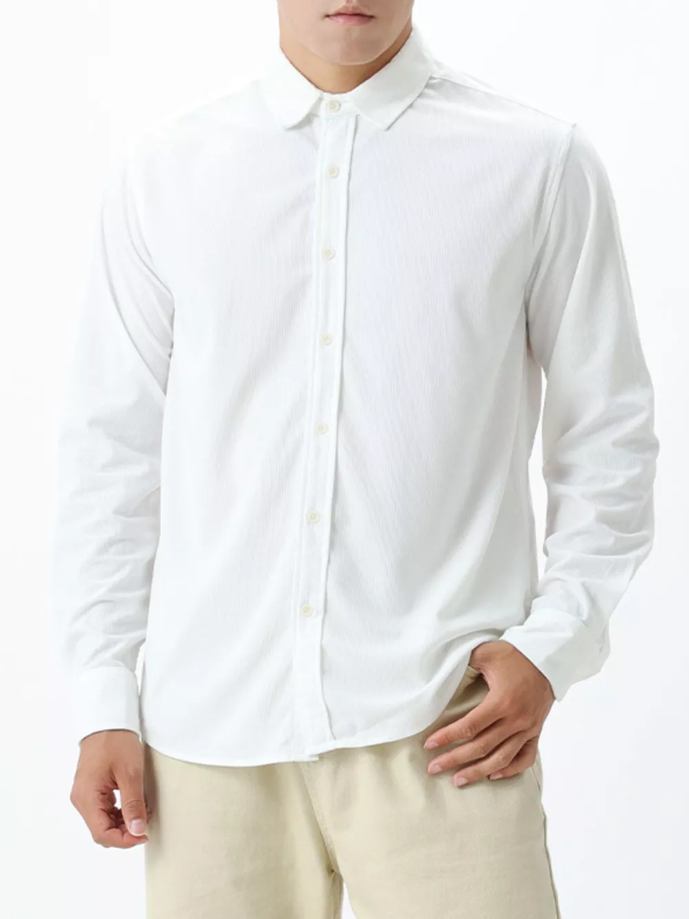 Men's Plus Size Button Up Long Sleeve Shirt, image 10