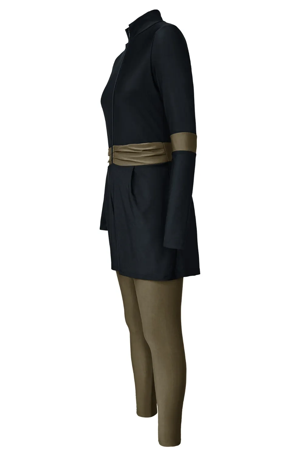 Zip Up Long Sleeve One-Piece Swimwear, image 8
