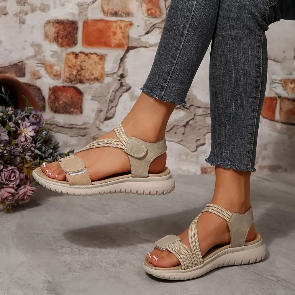 Open Toe Wedge Sandals, image 3