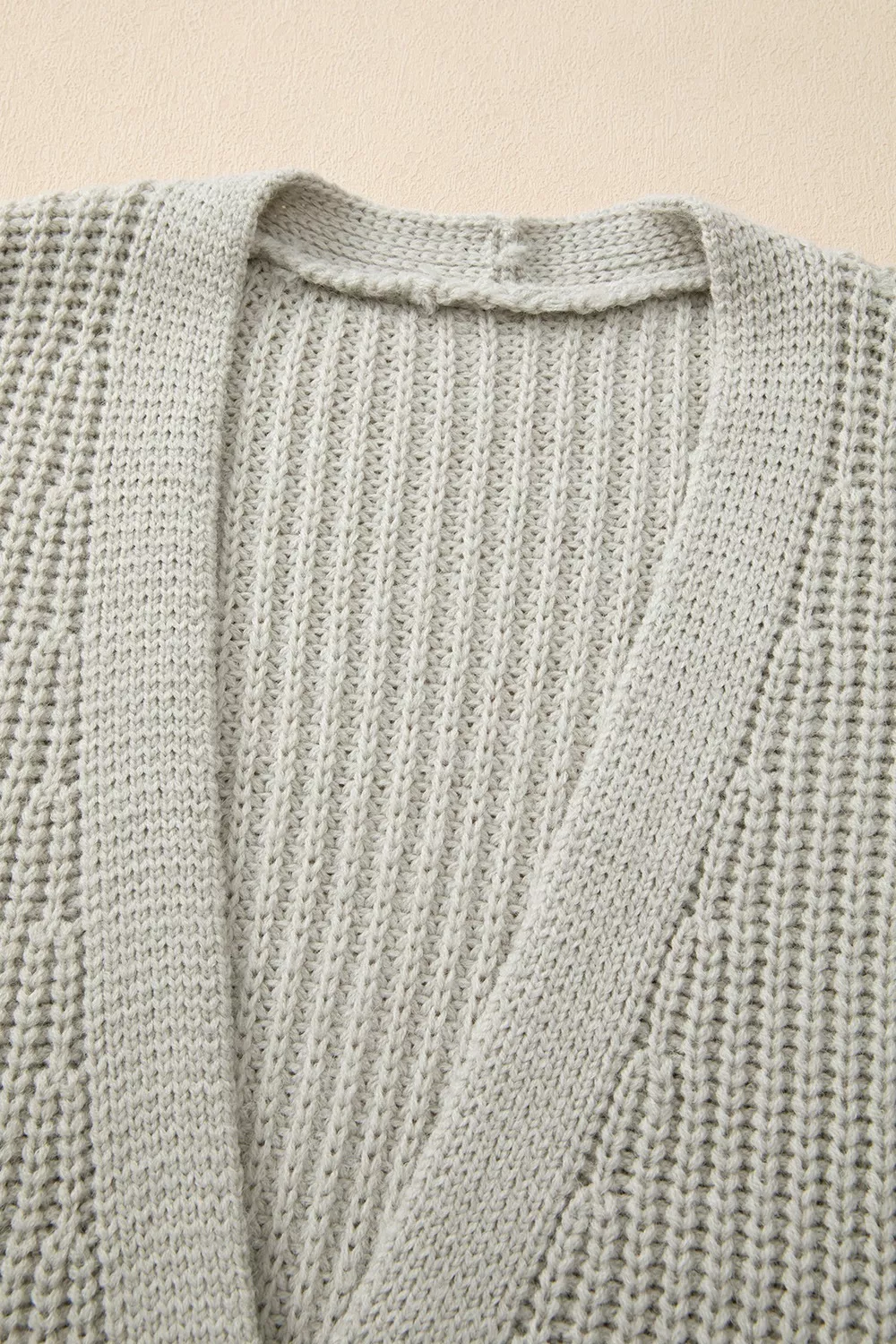 Chunky Knit Button-Down Cardigan, image 3