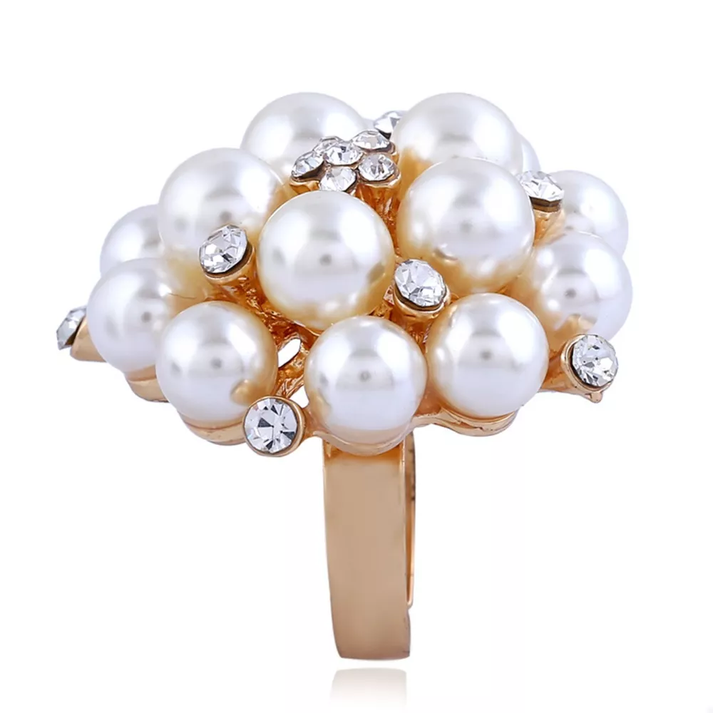 Pearl Cluster Ring, image 8