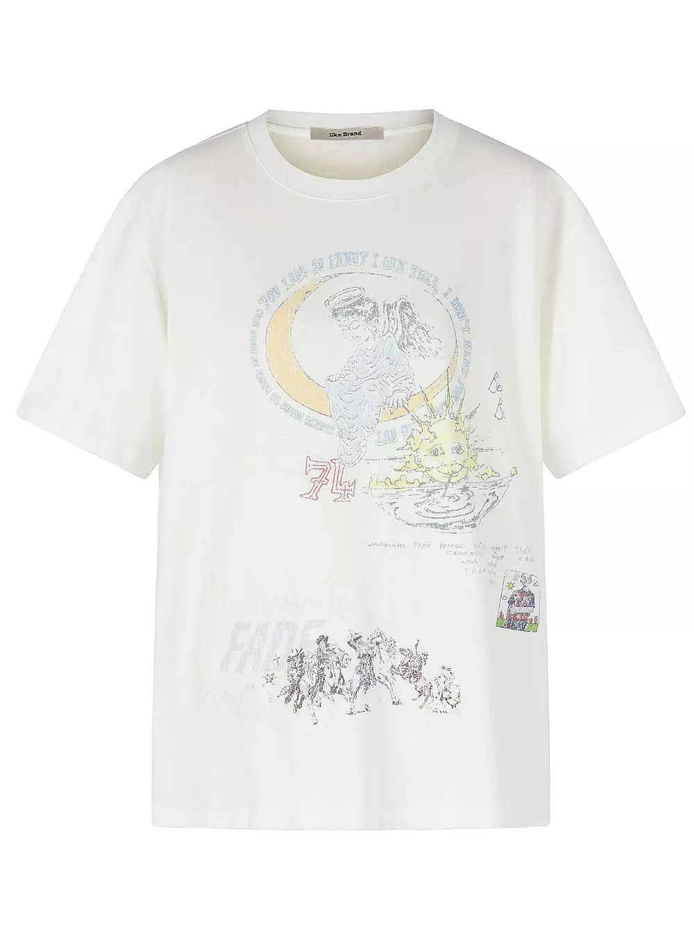 Men's Artistic Graphic Round Neck T-Shirt