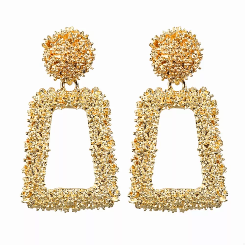Geometric Dangle Earrings, image 2