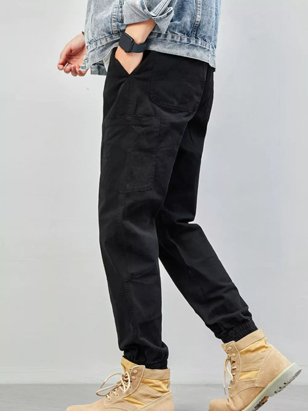 Men's Casual Slim Fit Pants, image 5