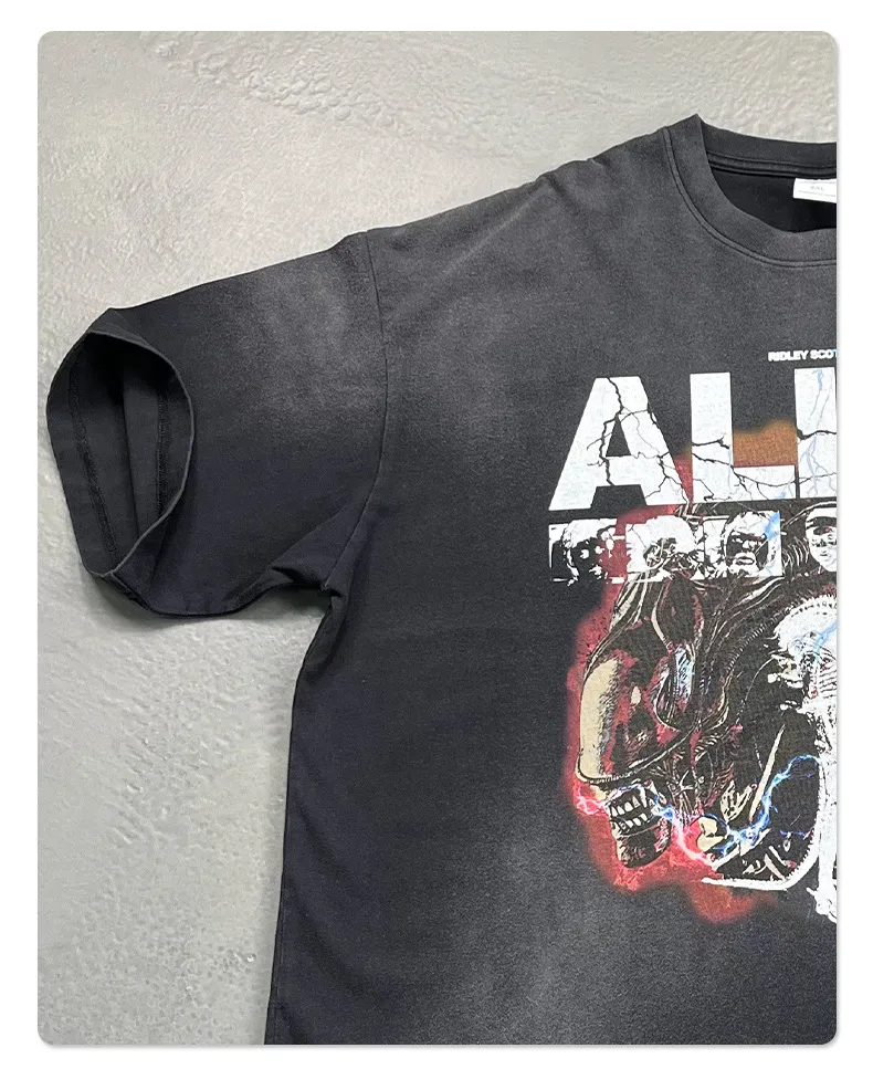 Men's Graphic Round Neck Half Sleeve T-Shirt, image 7