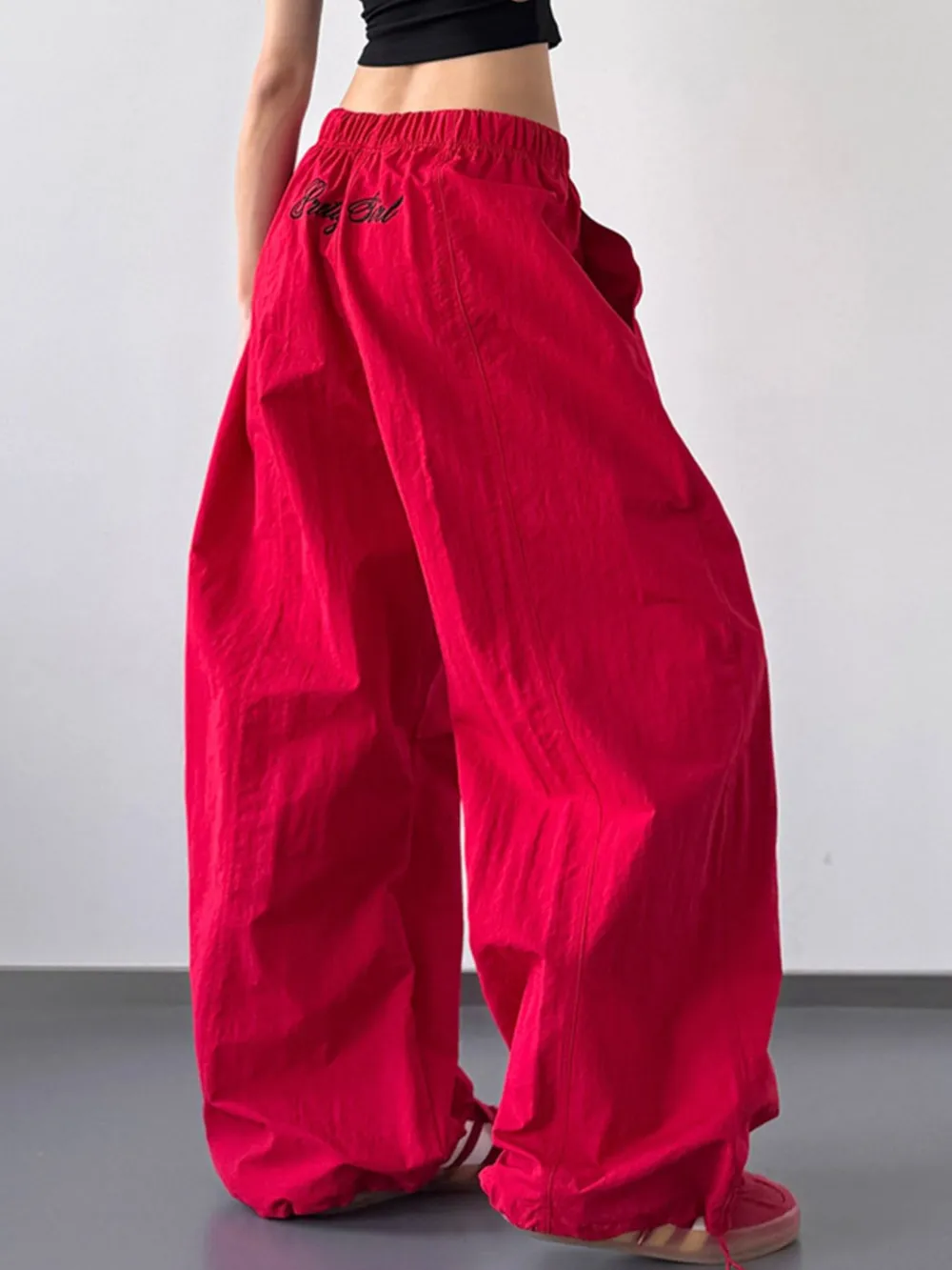 Drawstring Wide Leg Pants, image 4
