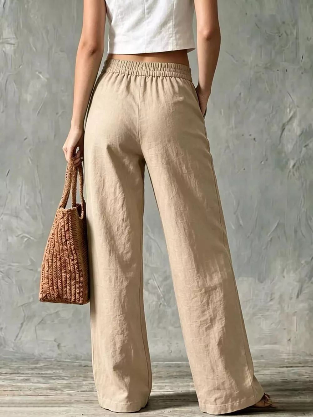 Full Size Wide Leg Pants Plus Size, image 10