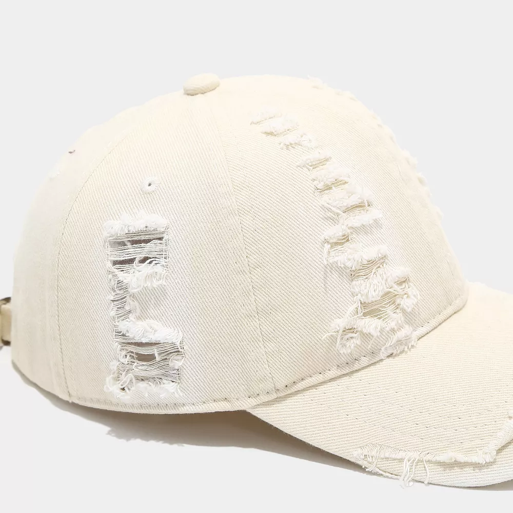 Distressed Cotton Baseball Cap, image 6