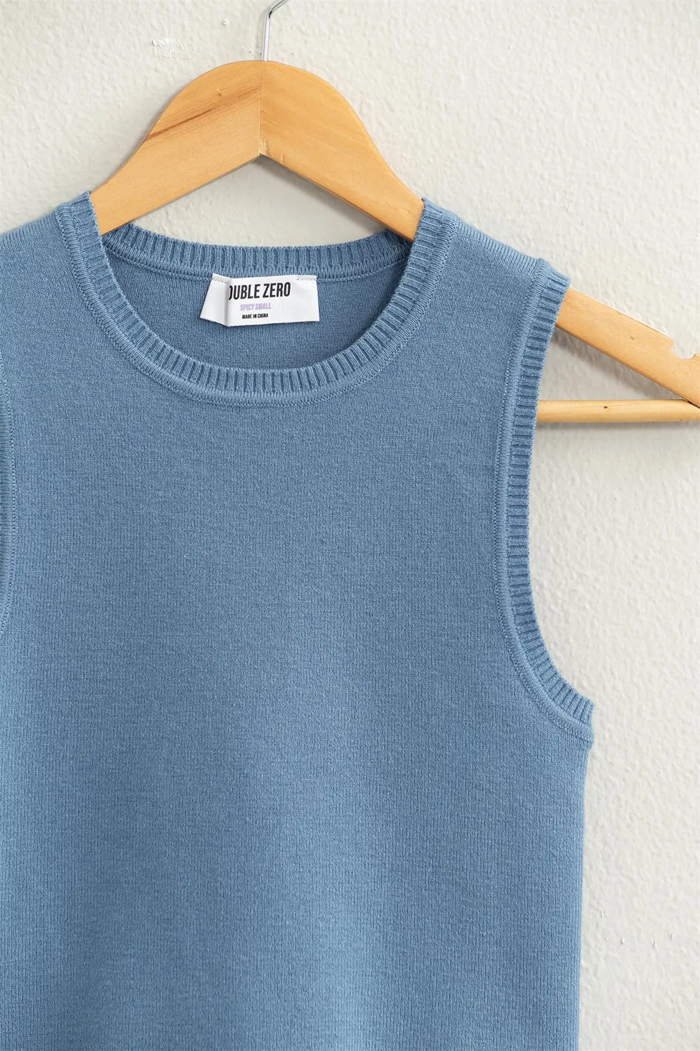 Ribbed Knit Cropped Tank, image 4