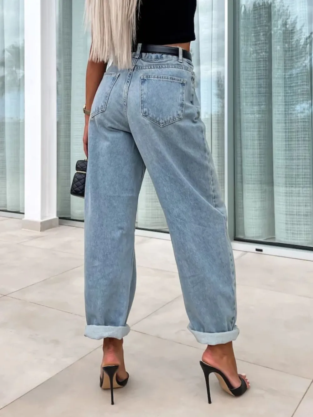 High Waist Wide Leg Jeans, image 2