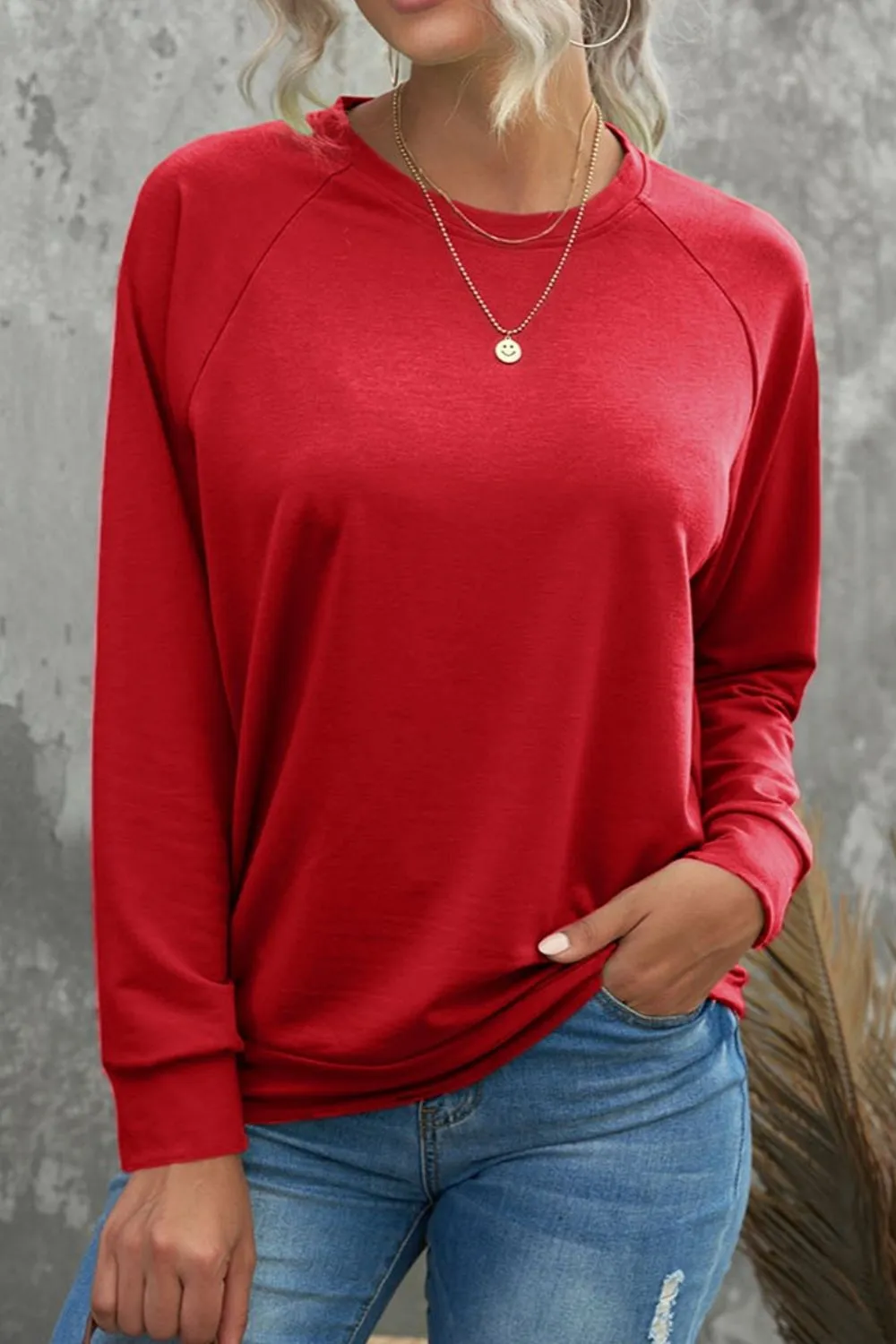 Round Neck Long Sleeve Sweatshirt, image 3