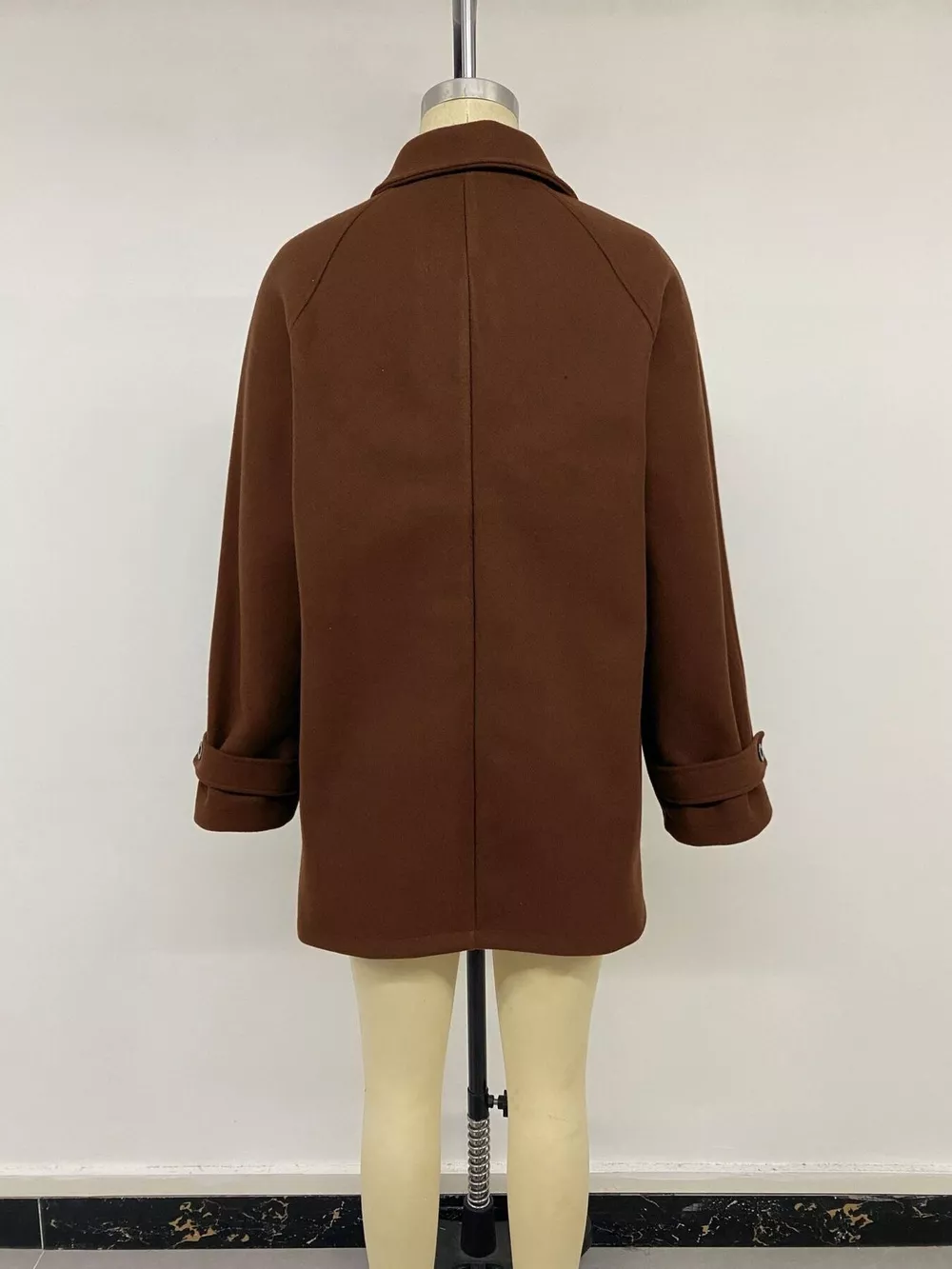 Single-Breasted Raglan Sleeve Outerwear, image 14