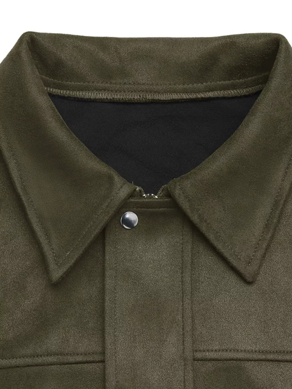 Zip Up Drop Shoulder Jacket, image 2