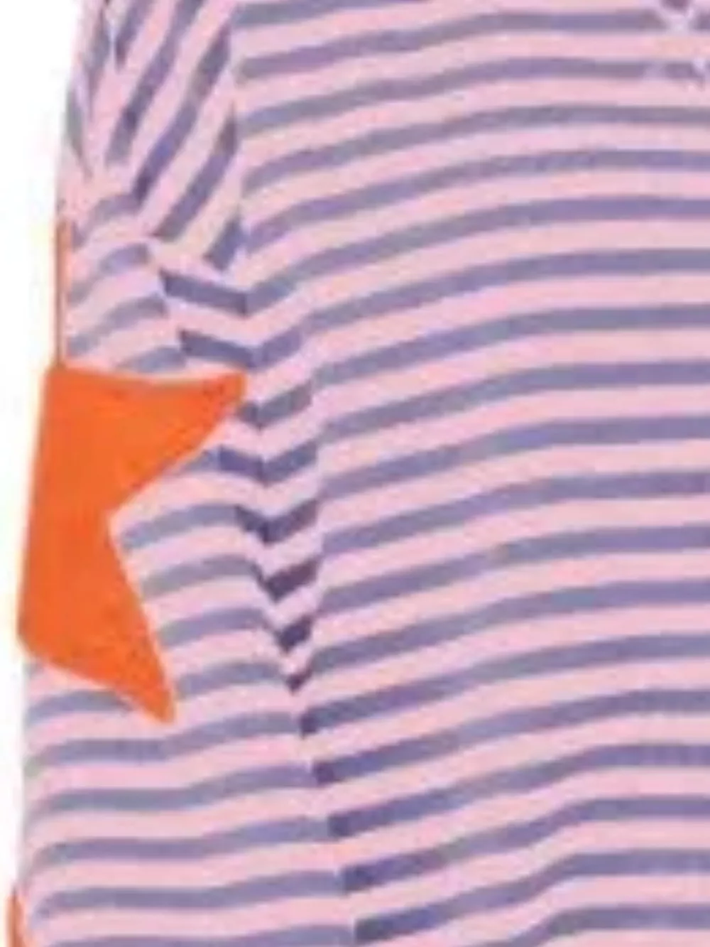 Full Size Star Patch Striped Oversized Sweatshirt Plus Size, image 14