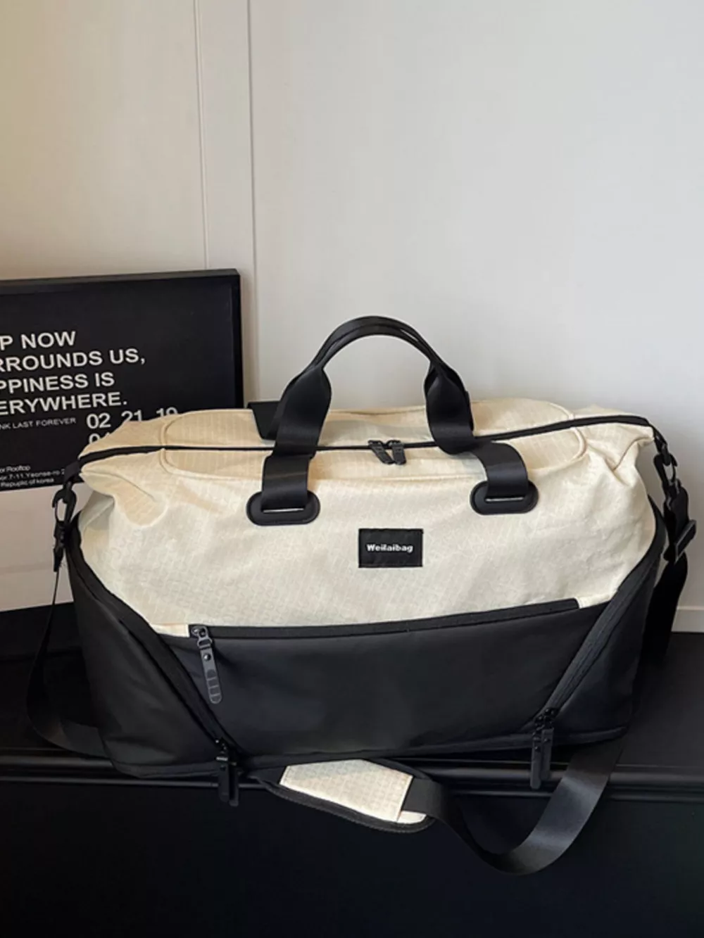 Two-Tone Duffle Bag, image 4