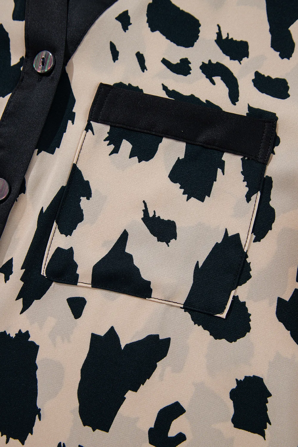 Button Up Long Sleeve Top and Pants Lounge Set, image 2