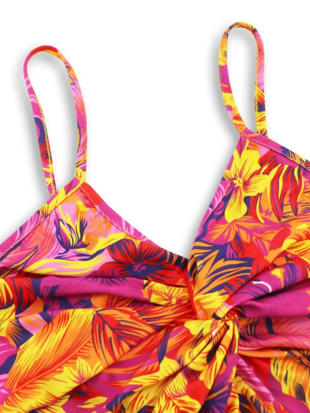 Twisted Printed V-Neck Cami Dress, image 5