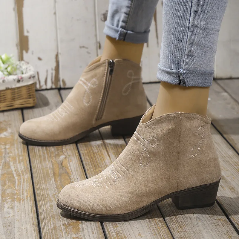 Block Heel Ankle Boots, image 6