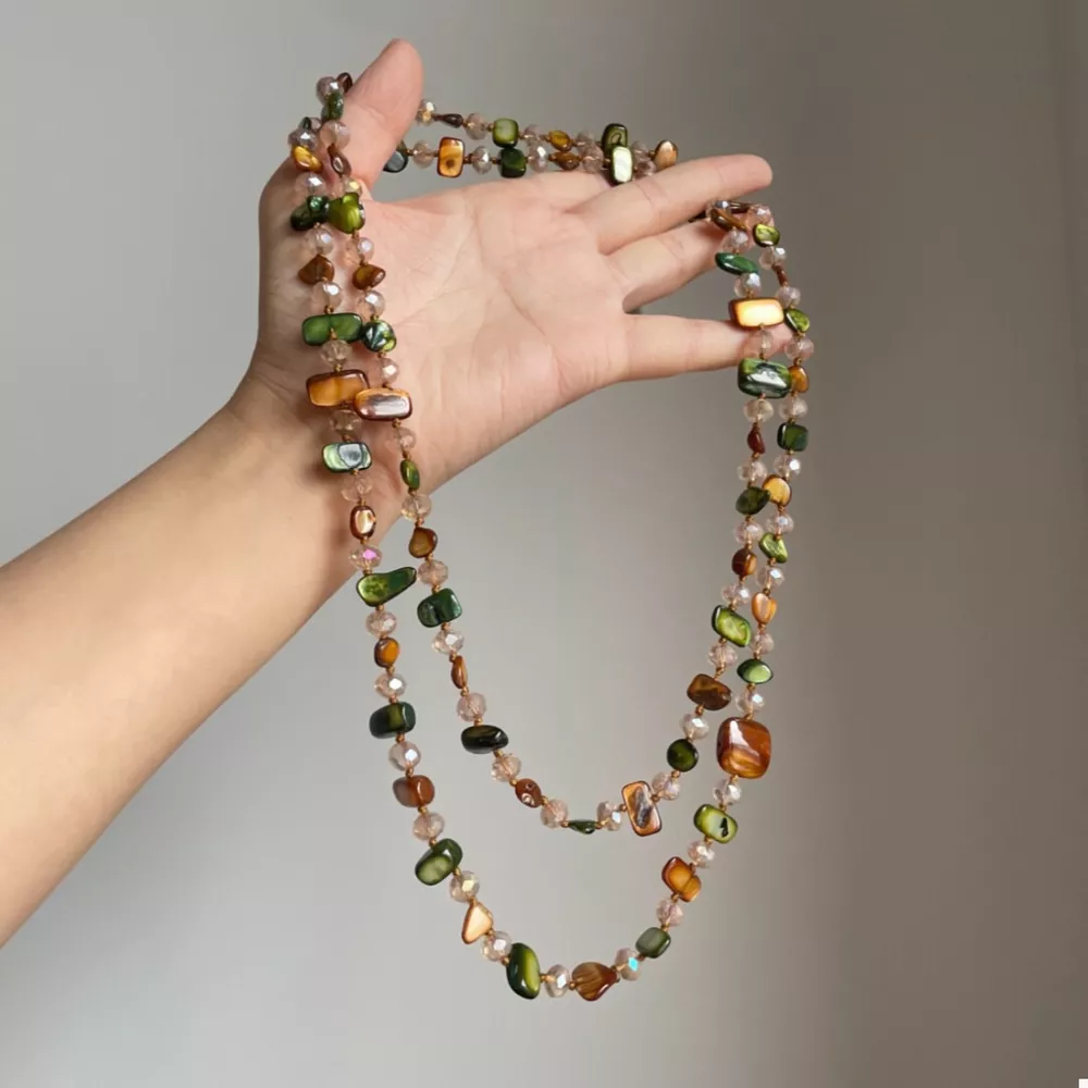 Multi-Color Beaded Necklace