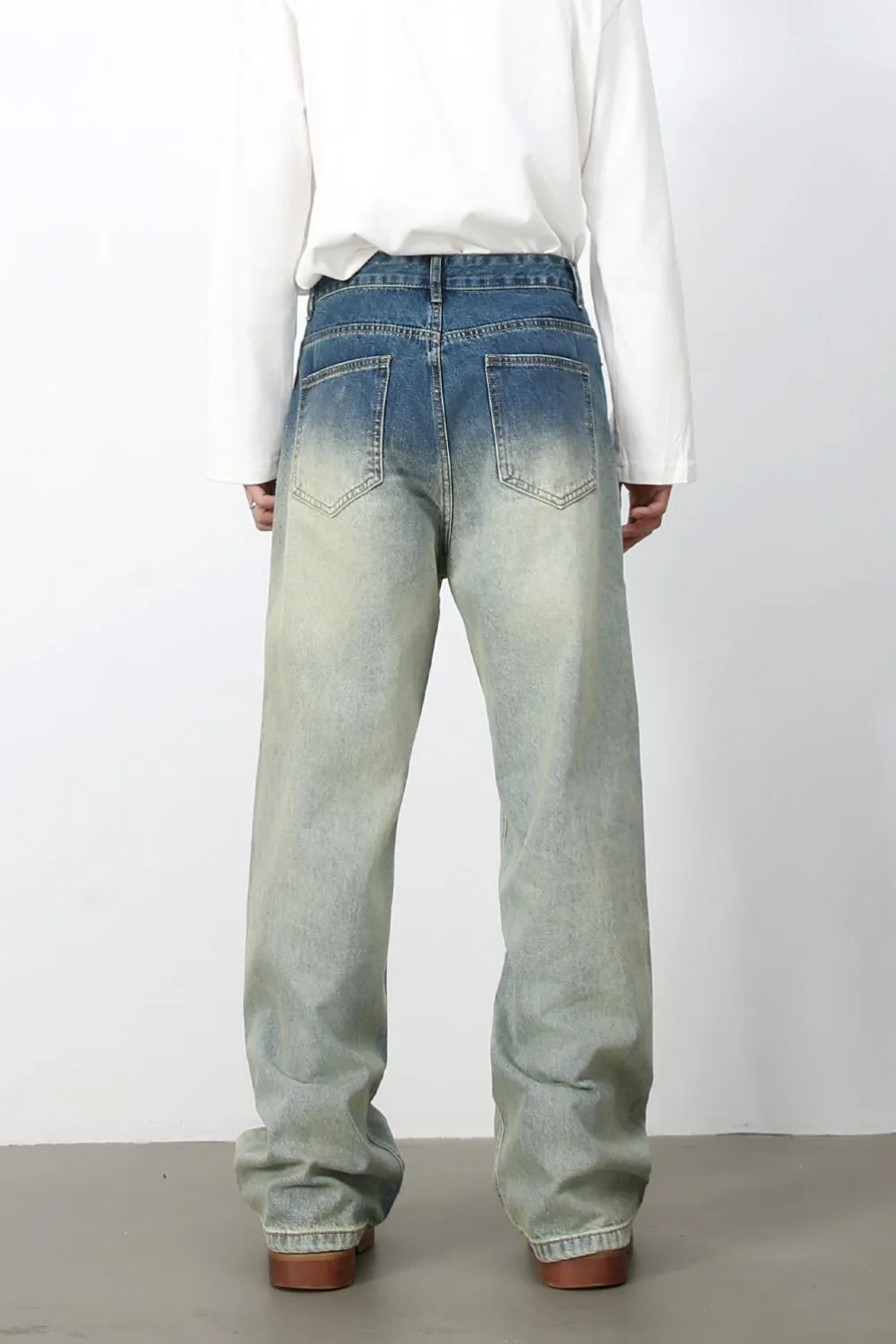 Men's Loose Fit Jeans with Pockets, image 2