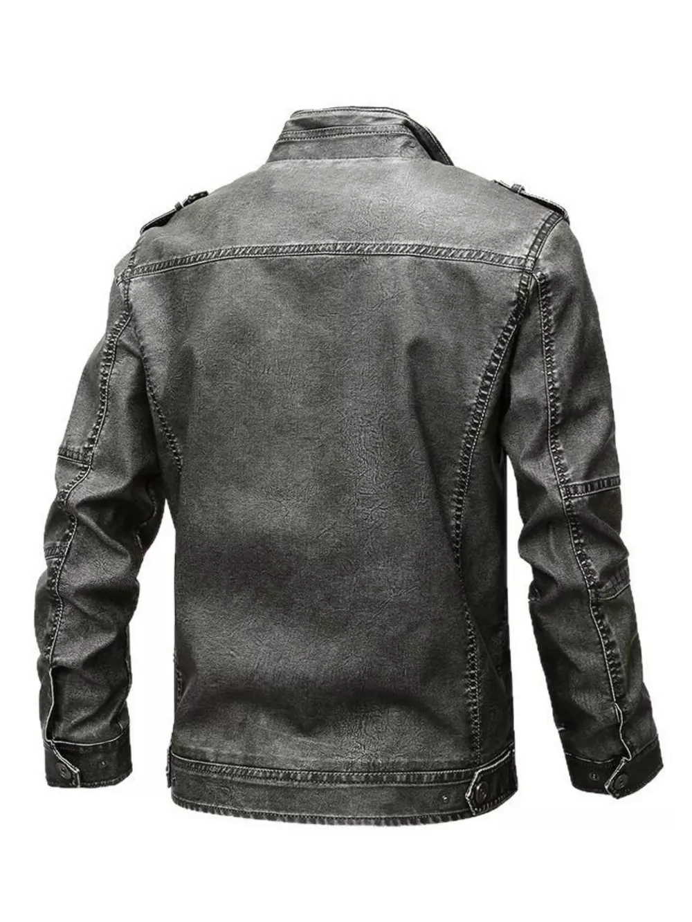 Men's Full Size Zip Up Long Sleeve Jacket Plus Size, image 2