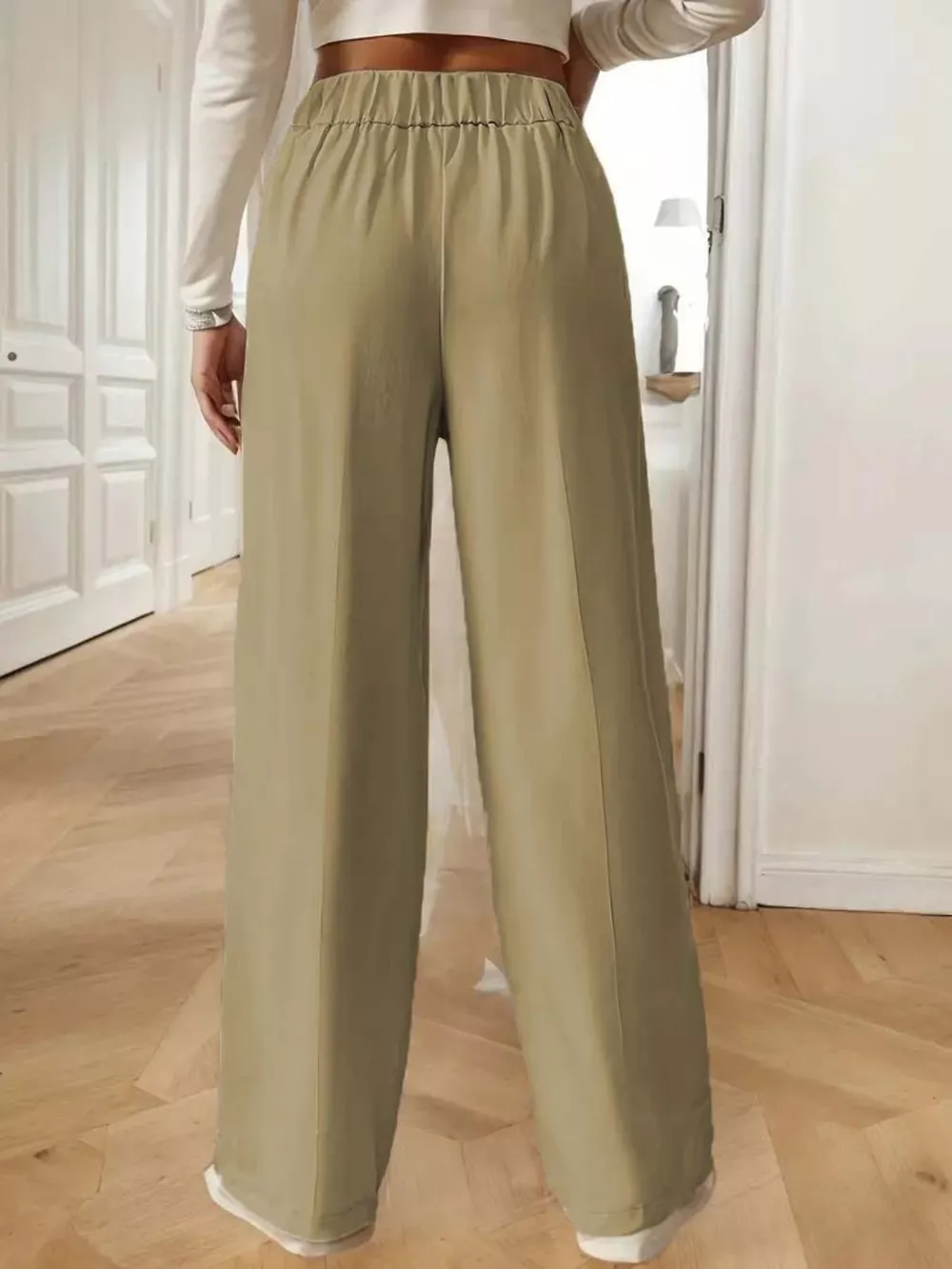 Full Size High-Waisted Wide-Leg Pants Plus Size, image 16