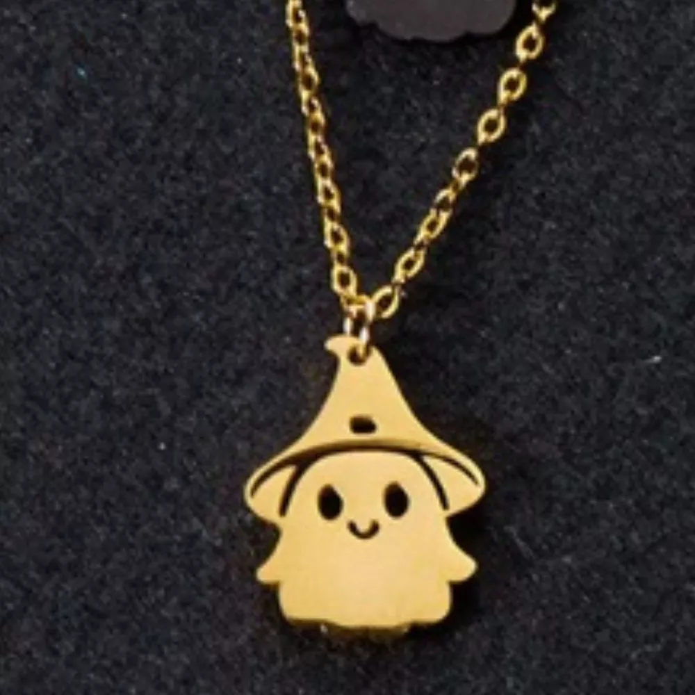 Halloween Ghost Pendant Necklace, image 5