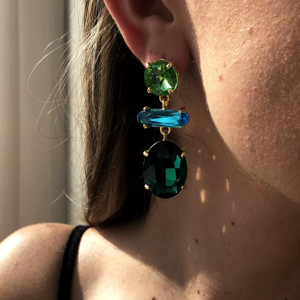 Alloy Geometric Dangle Earrings, image 4
