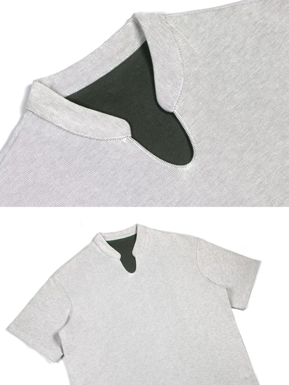 Men's Lightweight Breathable Notched T-Shirt, image 7
