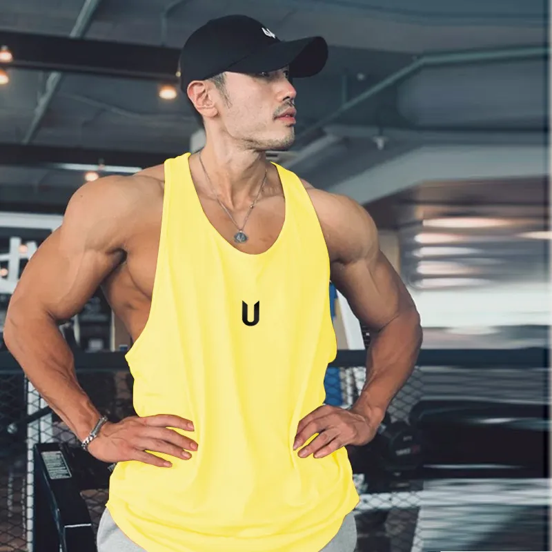 Men's Plus Size Round Neck Wide Strap Tank, image 4