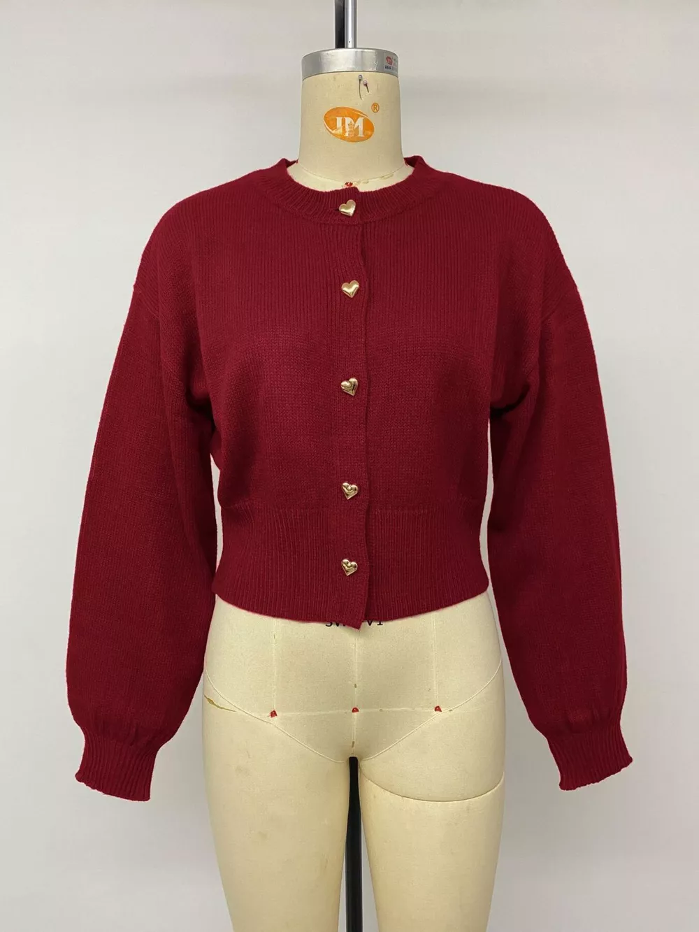Heart-Button Knit Cardigan, image 7