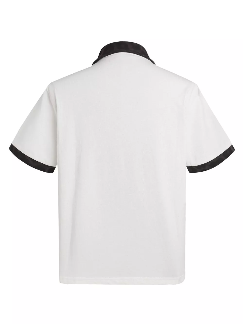 Men's Graphic Leopard Collar Short Sleeve Polo, image 3