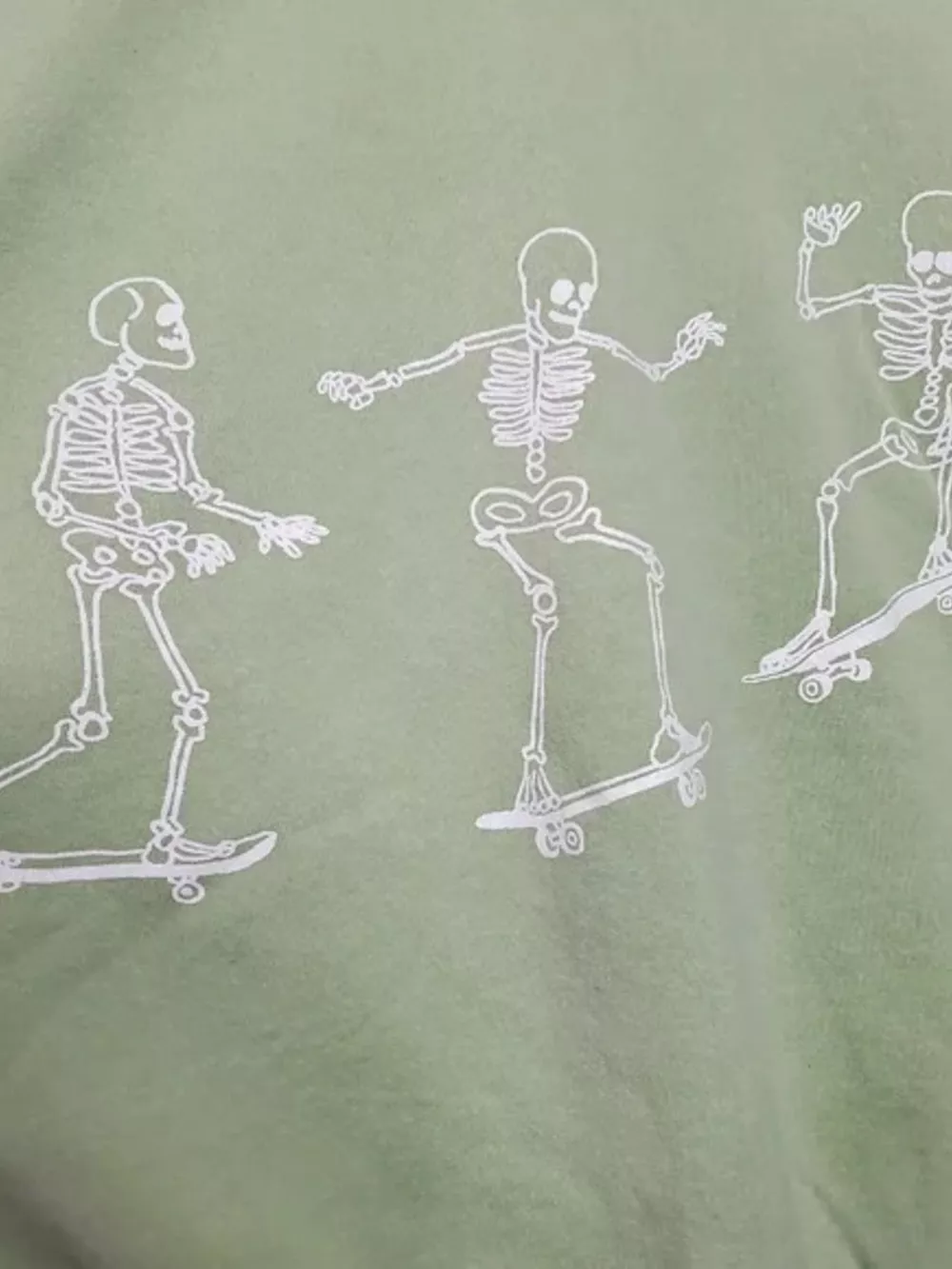 Skeleton Graphic Round Neck Sweatshirt, image 17