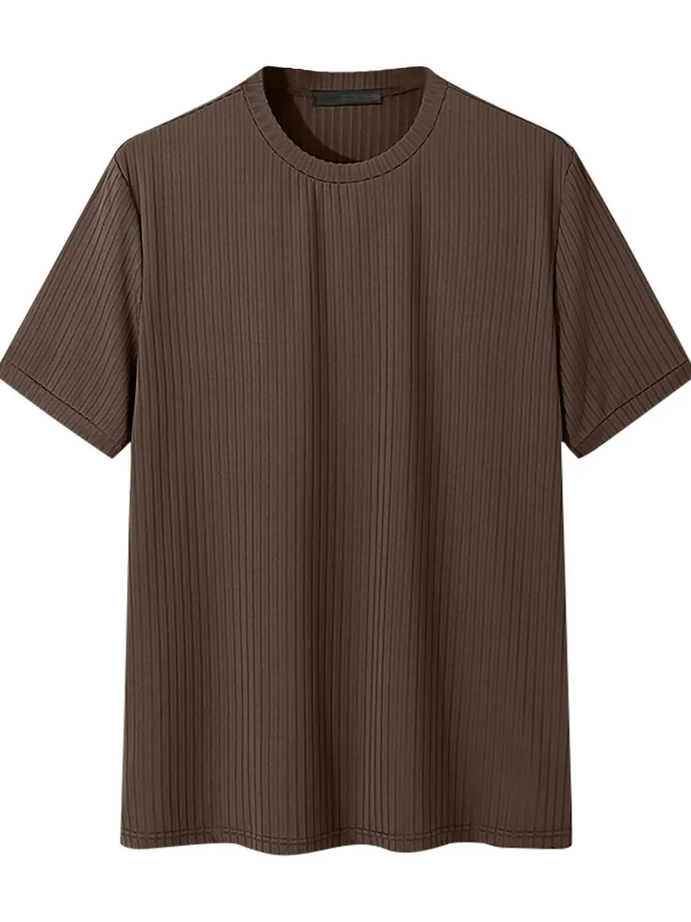 Men's Full Size Round Neck Short Sleeve T-Shirt Plus Size, image 8