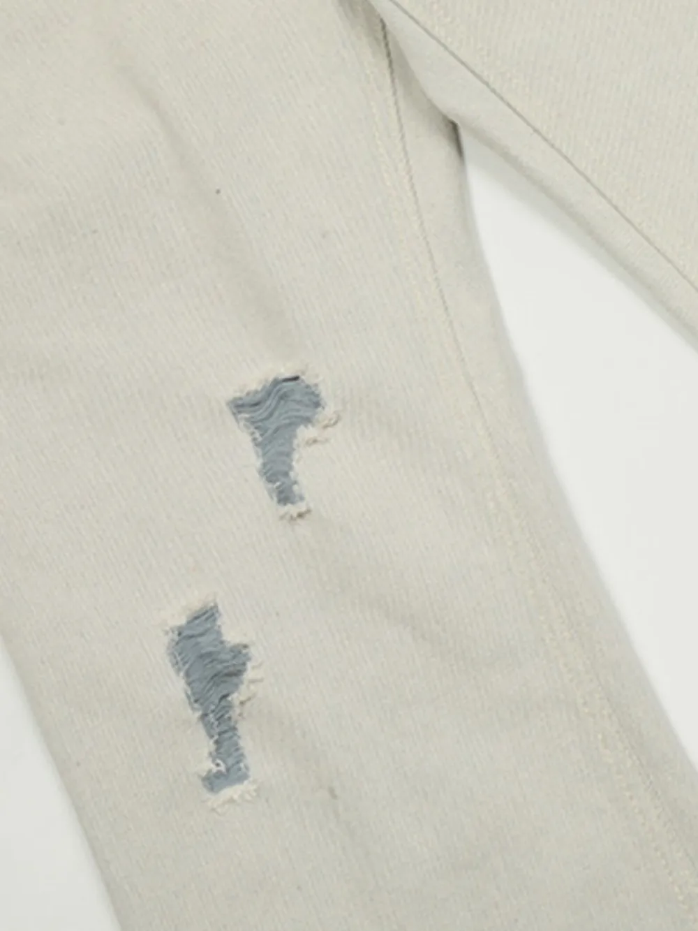 Men's Distressed Wash Straight Leg Jeans, image 6