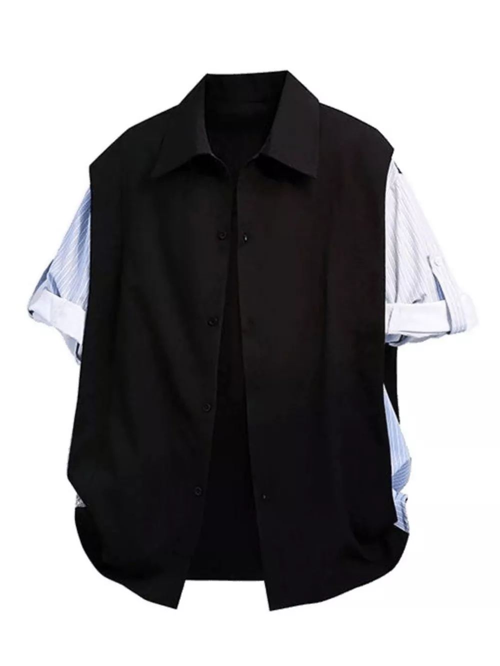 Men's Button Up Short Sleeve Shirt, image 2