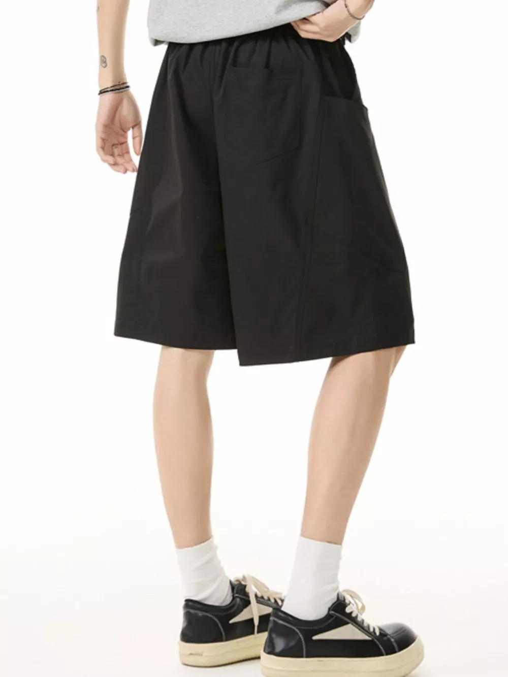 Men's Plus Size Drawstring Casual Shorts, image 2