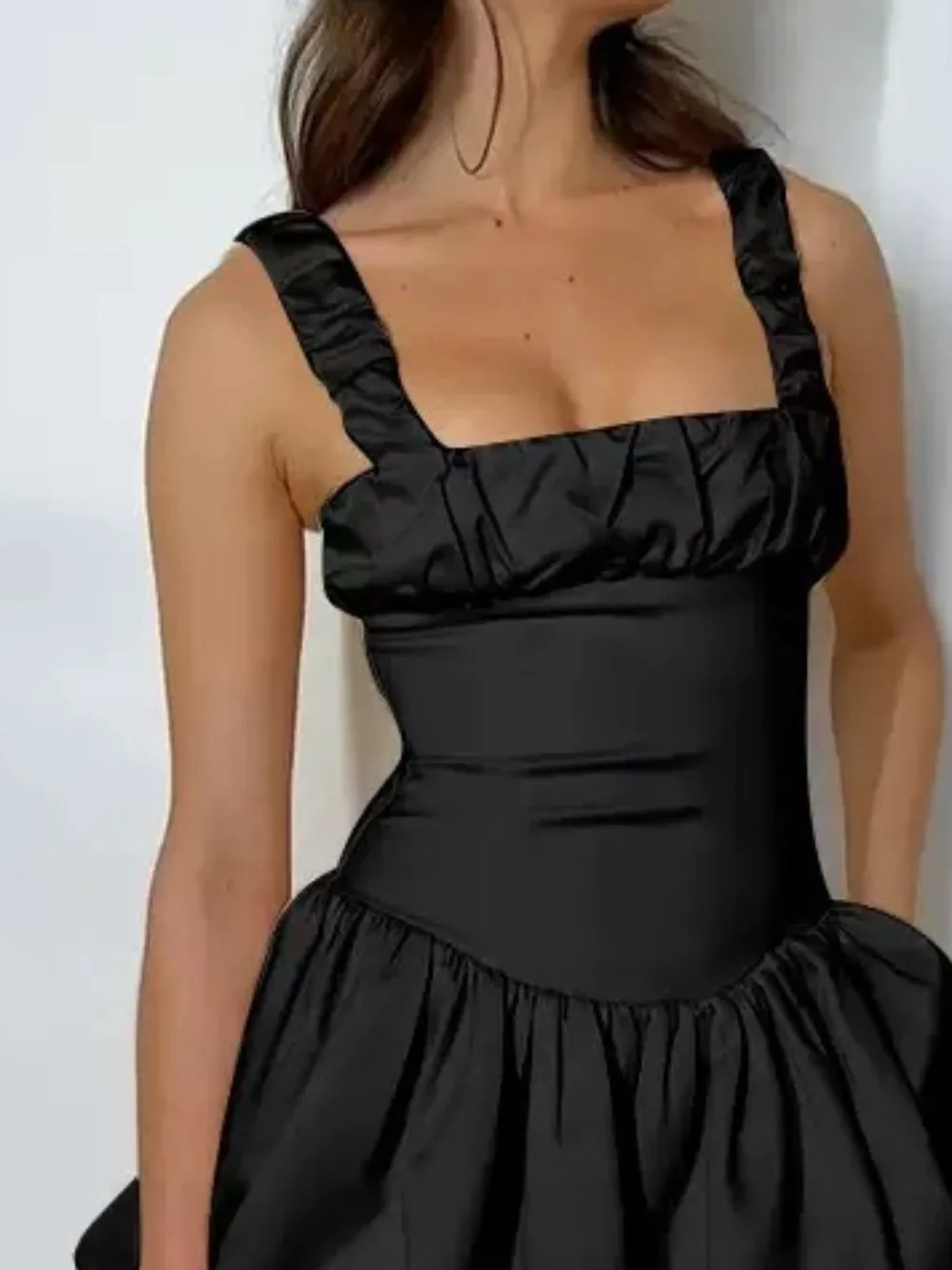 Bubble Hem Mini Dress, image 2