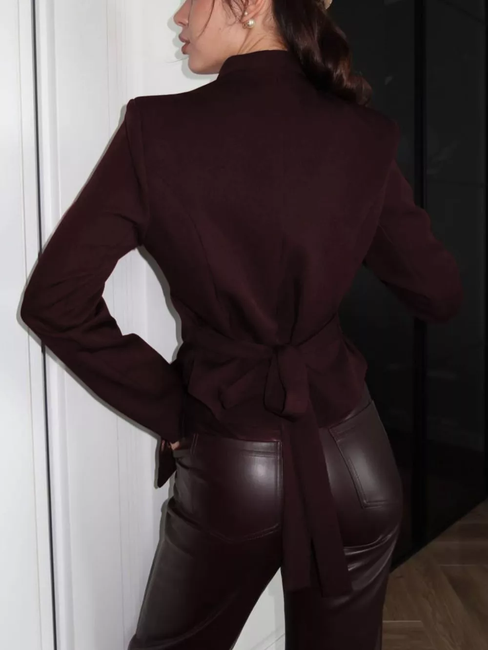 Slim-Fit Asymmetric Hem Blazer, image 14
